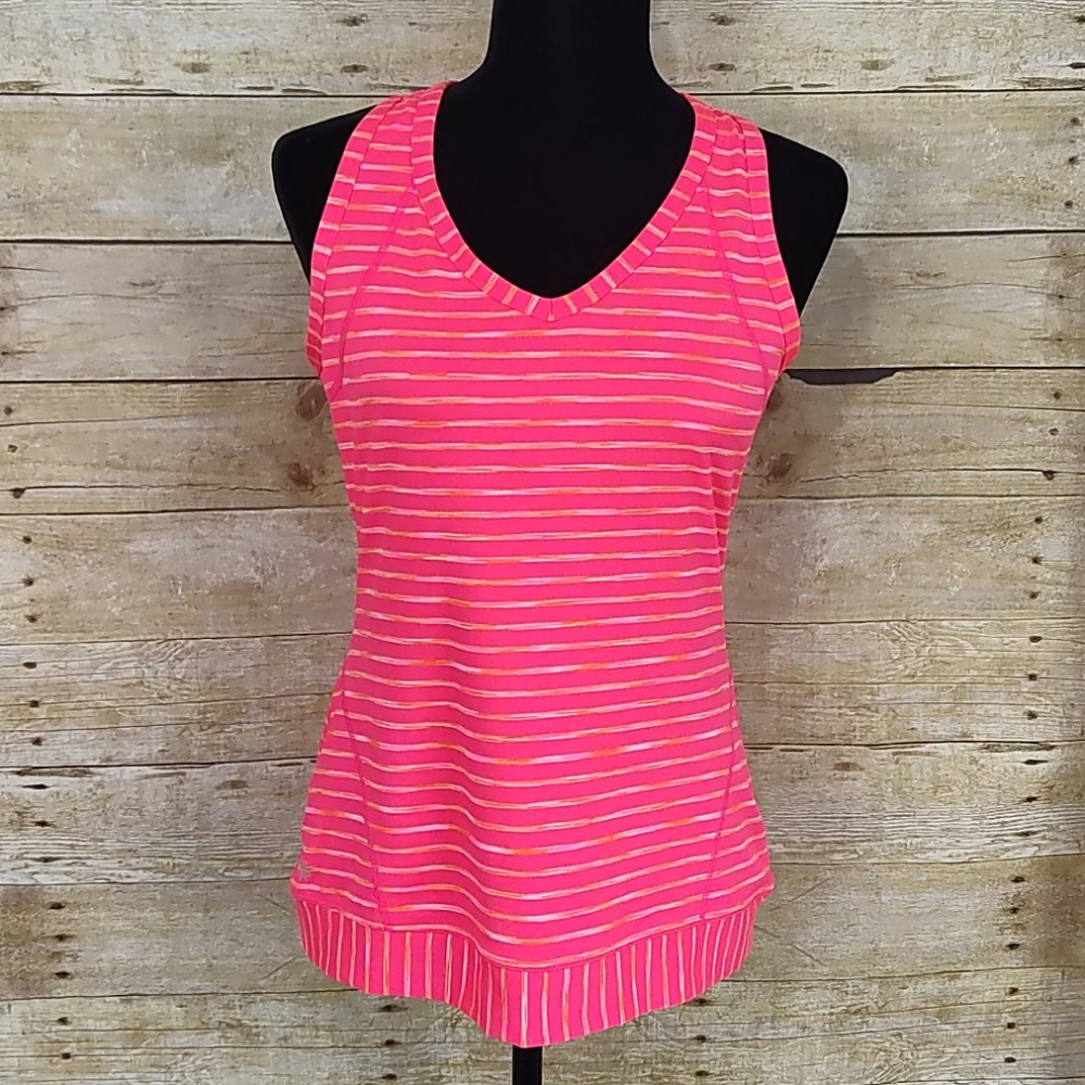 Athleta Pop Space Dye Stripe Tank
